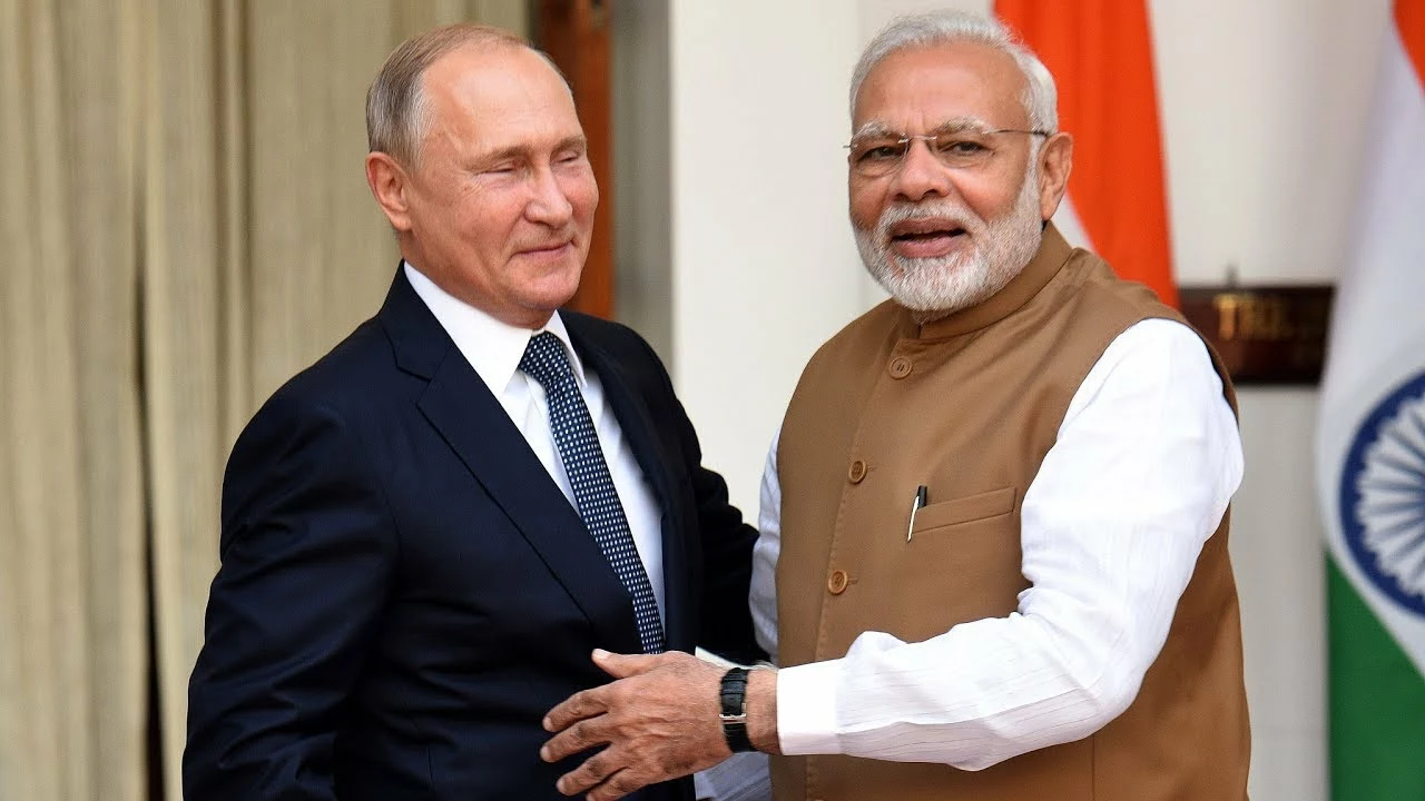 Prime Minister Narendra Modi arrives in Russia on two-day visit?