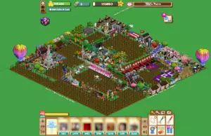 One player's customised farm.